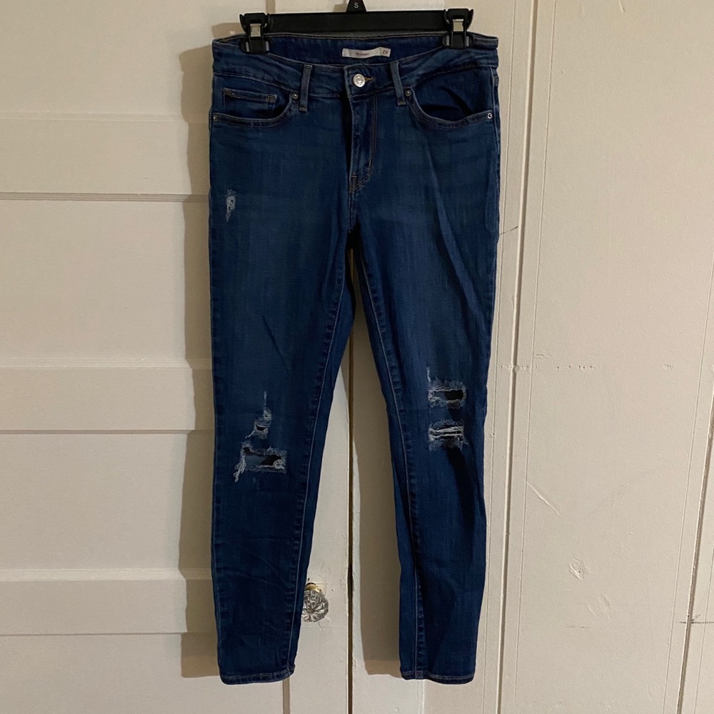 Deep Blue Levi's Jeans